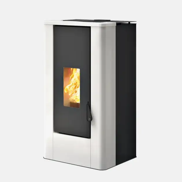 Estufa de pellets de aire Anita 10 Sannover blanco