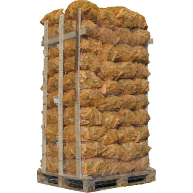 Palet de 80 redes de 40L de leña